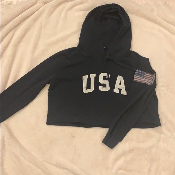 Brandy Melville Tops - Blue USA Sweatshirt